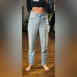 Abrand straight leg jeans, blue